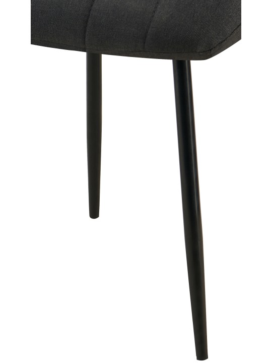 Stol Dijon stof, sort Stol Dijon stof, sort