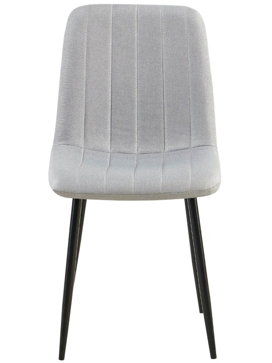 Stol Dijon stof, grå