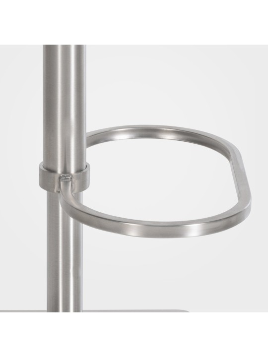 Barstol Damaso E velvet, grå Barstol Damaso E velvet, grå