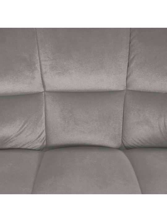 Barstol Damaso W fløjl, grå Barstol Damaso W fløjl, grå