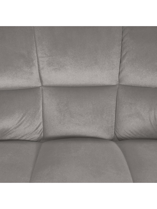 Barstol Damaso B fløjl med 4 fods stel, grå Barstol Damaso B fløjl med 4 fods stel, grå