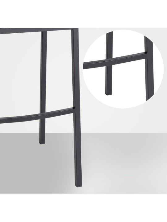 Barstol Damaso B fløjl med 4 fods stel, brun Barstol Damaso B fløjl med 4 fods stel, brun