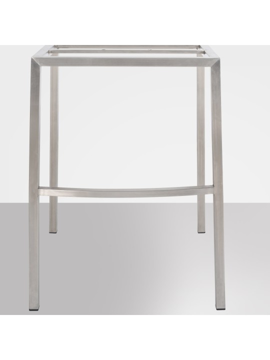 Barstol Damaso E fløjl med 4 fods stel, brun