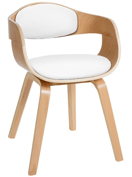 Besøgsstol Kingston, natur/hvid