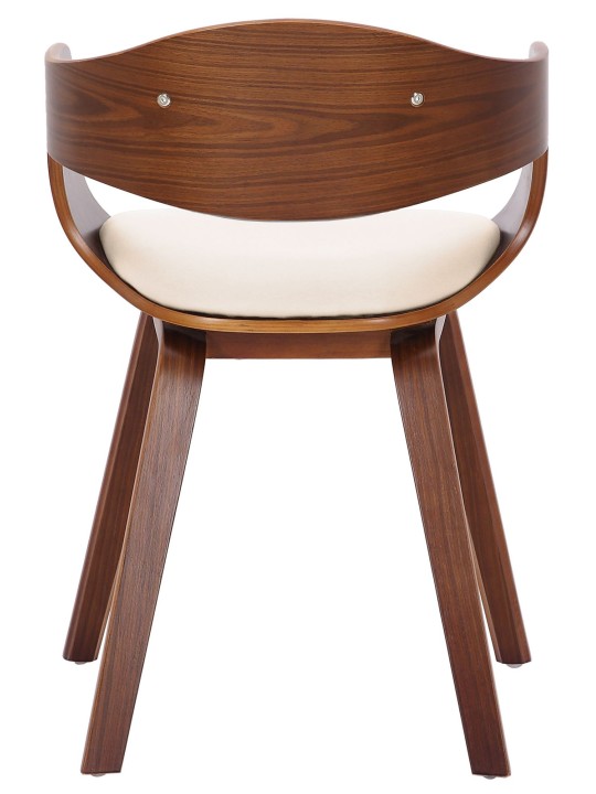 Besøgsstol Kingston, valnød/creme Besøgsstol Kingston, valnød/creme