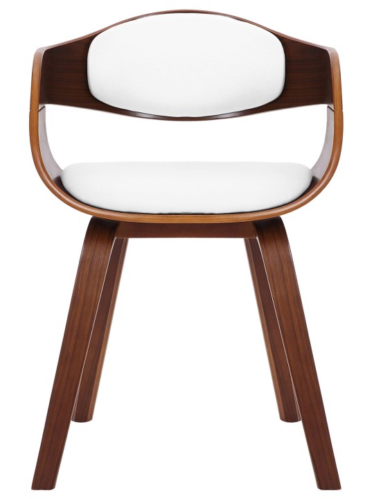 Besøgsstol Kingston, valnød/hvid