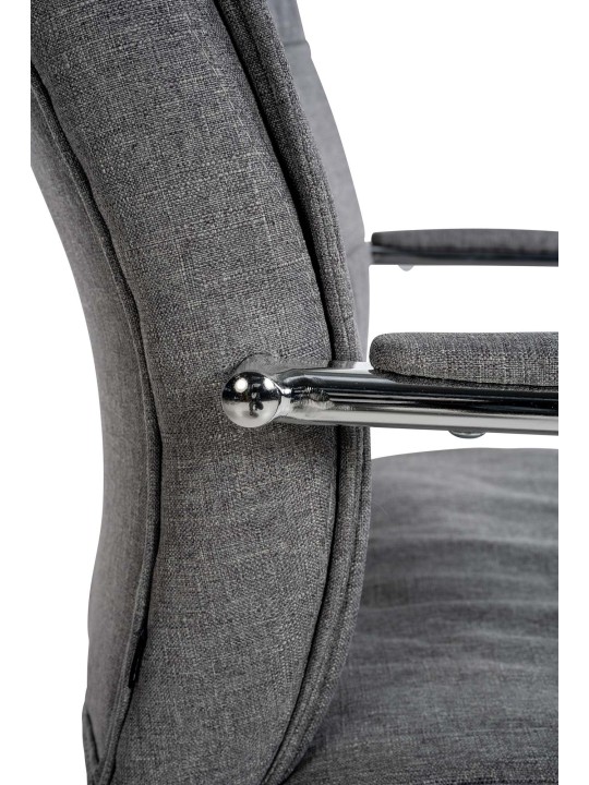 Besøgsstol Sievert stof, lysegrå