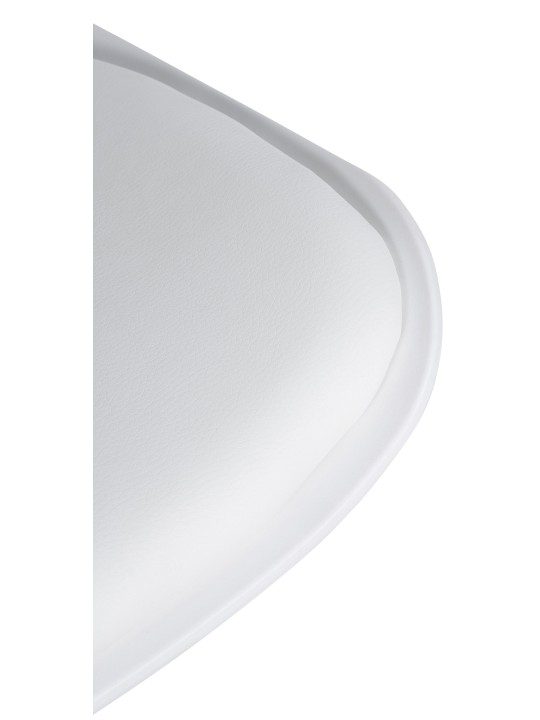 Sæt med 4 barstole Aveiro imiteret læder, hvid