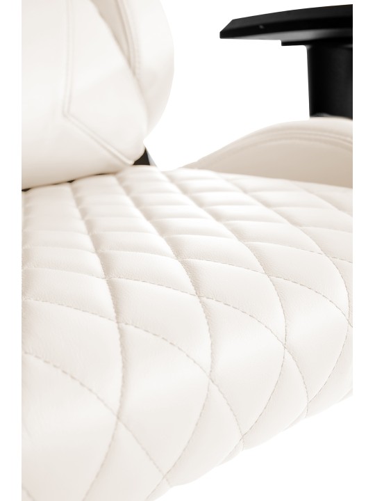 Kontorstol Keren ægte læder, hvid Kontorstol Keren ægte læder, hvid