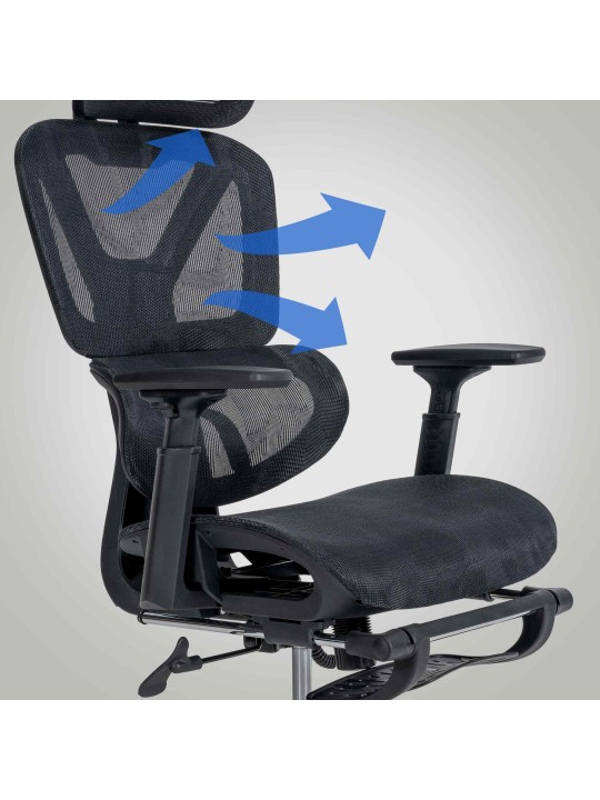 Kontorstol Grover, sort Kontorstol Grover, sort