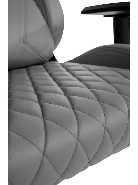Kontorstol Keren ægte læder, grå Kontorstol Keren ægte læder, grå