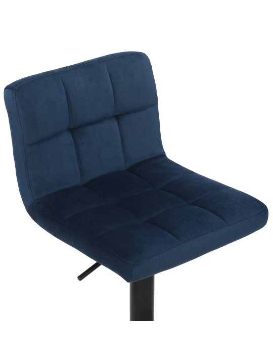 Barstol Feni fløjl, blå