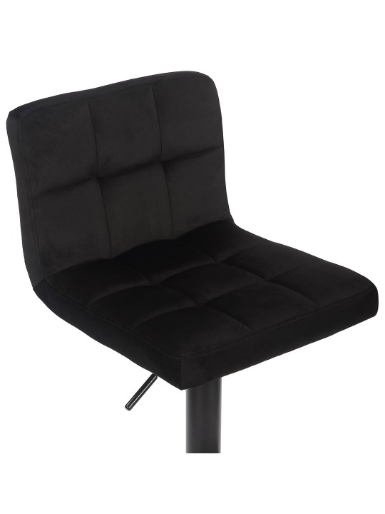 Barstol Feni fløjl, sort