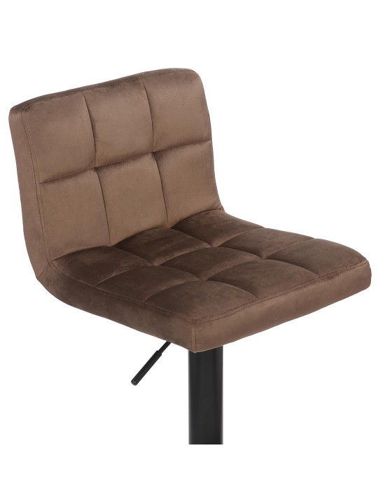 Barstol Feni fløjl, brun