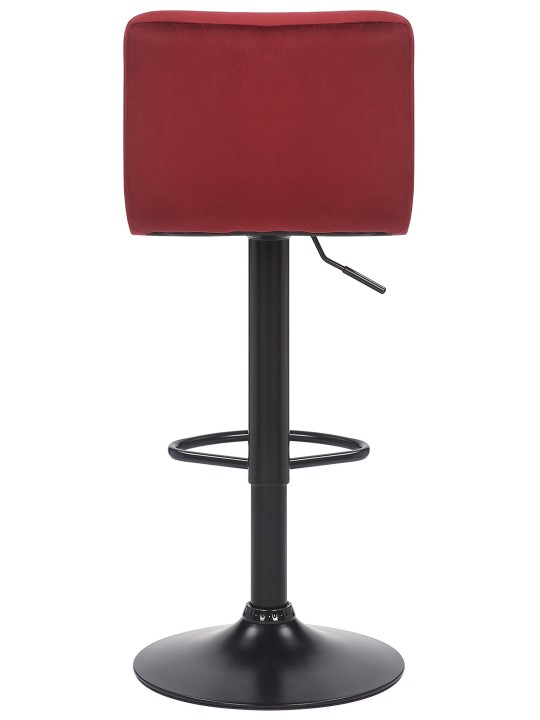 Barstol Feni fløjl, rød