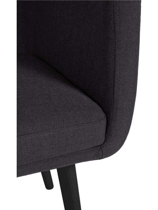 Besøgsstol Utrecht stof, sort