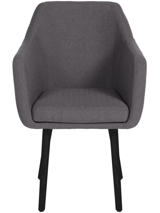 Besøgsstol Utrecht stof, mørkegrå