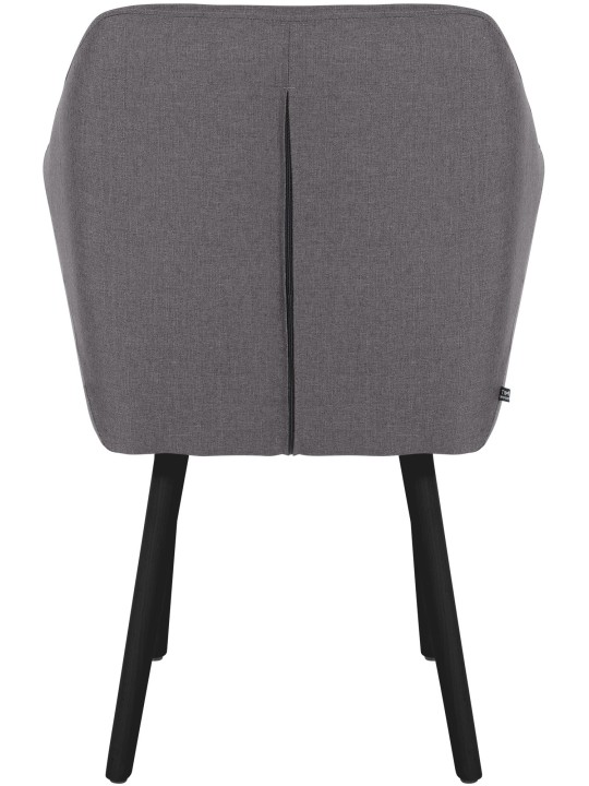 Besøgsstol Utrecht stof, mørkegrå