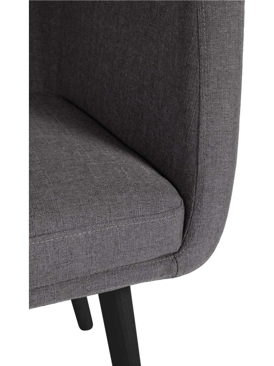 Besøgsstol Utrecht stof, mørkegrå