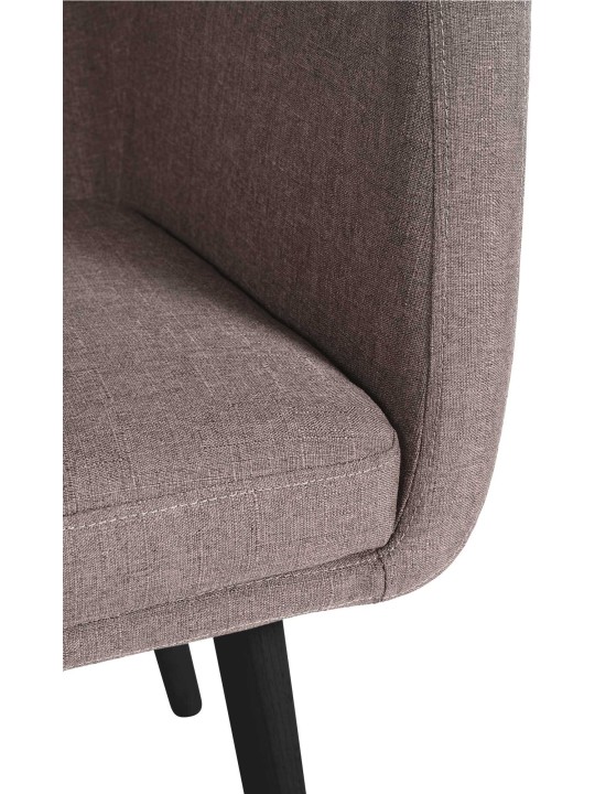 Besøgsstol Utrecht stof, taupe