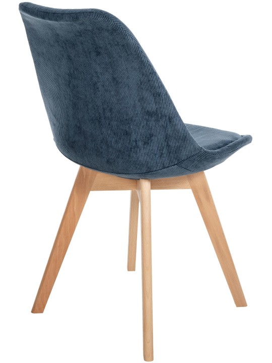 Stol Linares Cord, mørkeblå