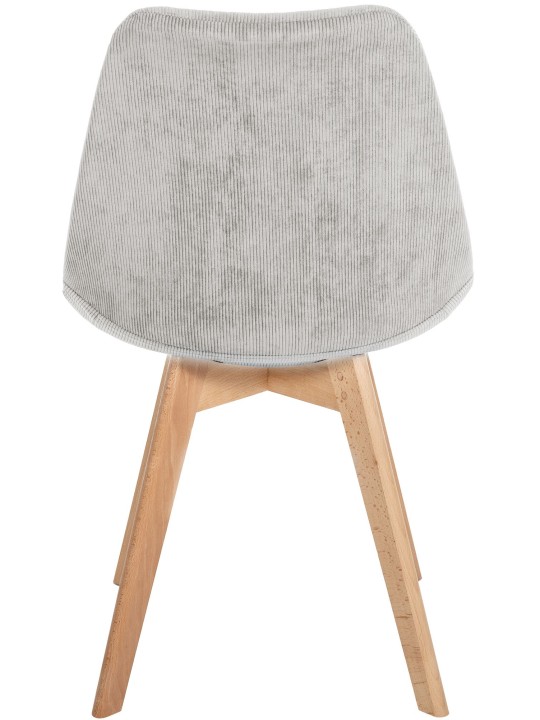 Sæt med 4 stole Linares Cord, beige