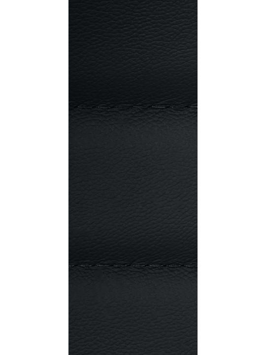 Kontorstol Mollis ægte læder, sort