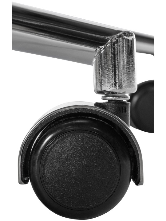 Kontorstol Mollis ægte læder, creme