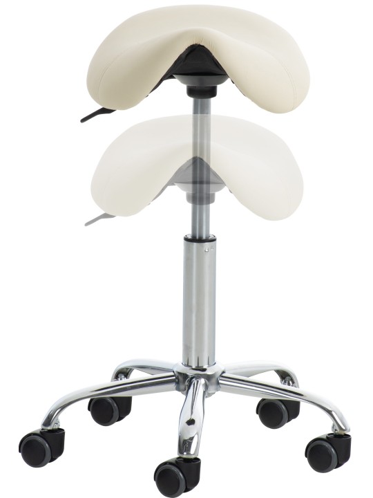 Arbejdstaburet Reno, creme