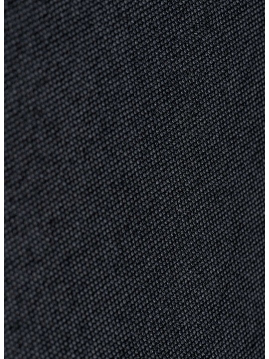 Sæt med 2 spisestuestole Foley stof, valnød/sort