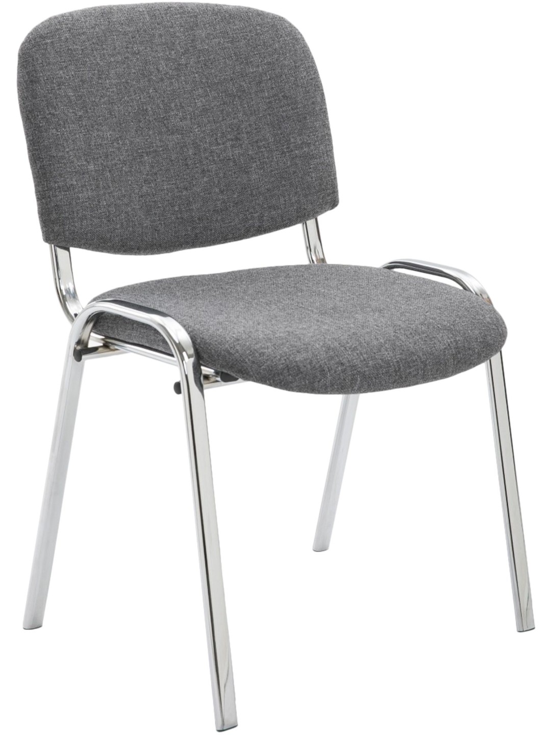 Besøgsstol Ken C stof, grå