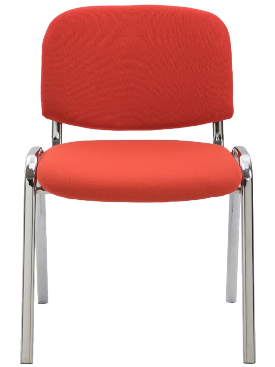 Besøgsstol Ken C stof, rød