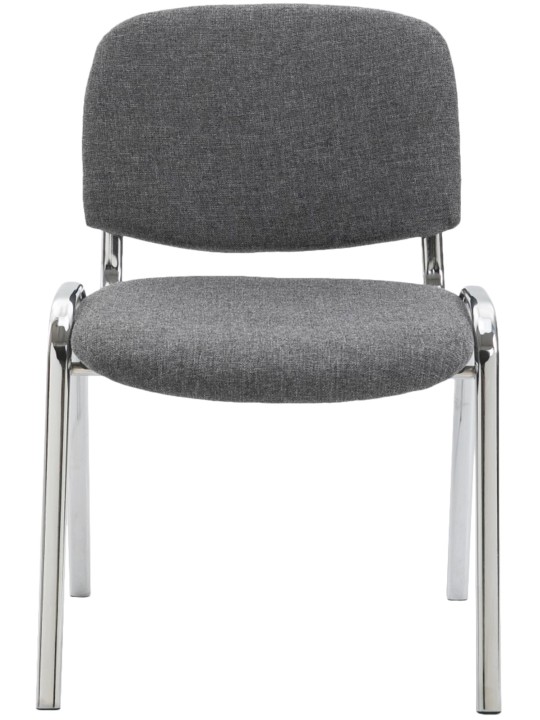 Besøgsstol Ken C stof, grå