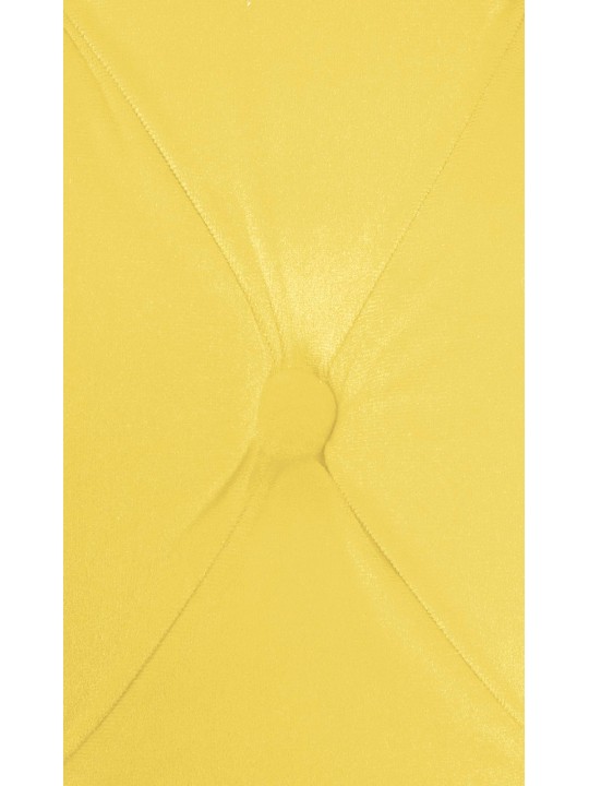 Spisestuestol Aberdeen fløjl antik, gul