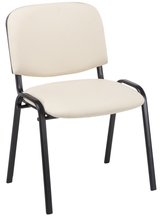 Besøgsstol Ken imiteret læder, creme Besøgsstol Ken imiteret læder, creme