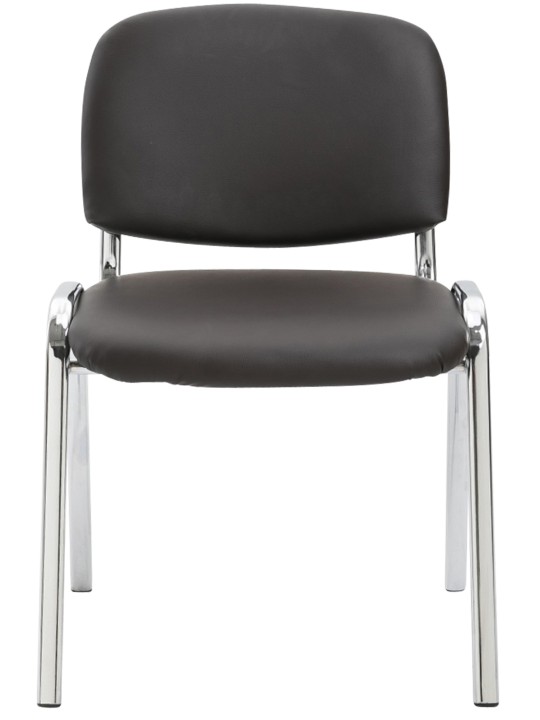 Besøgsstol Ken C imiteret læder, brun Besøgsstol Ken C imiteret læder, brun