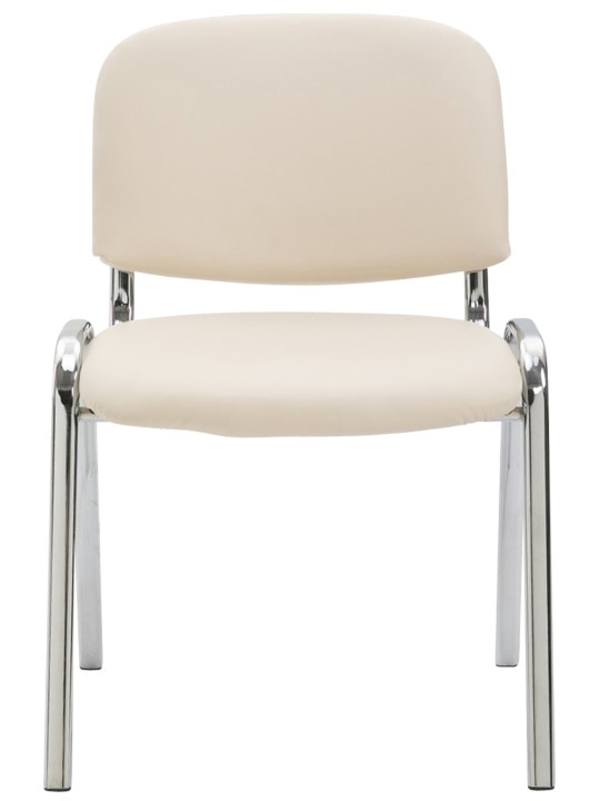 Besøgsstol Ken C imiteret læder, creme Besøgsstol Ken C imiteret læder, creme