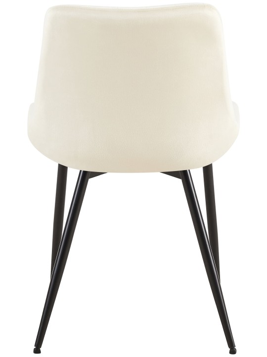 Stol Rahden fløjl, creme