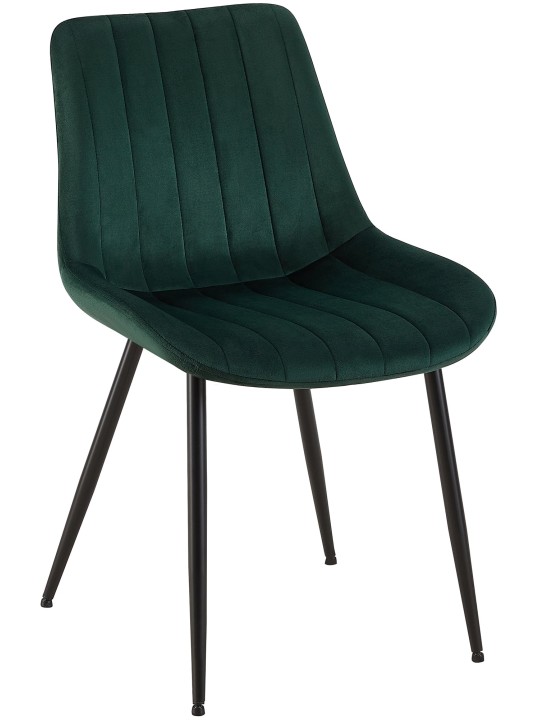 Stol Rahden fløjl, grøn