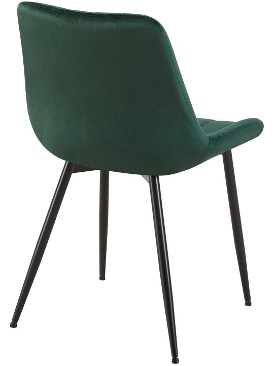 Stol Rahden fløjl, grøn