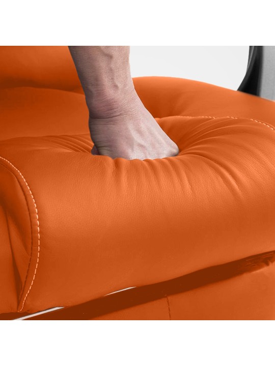 Pacific kontorstol med massagefunktion V2, orange
