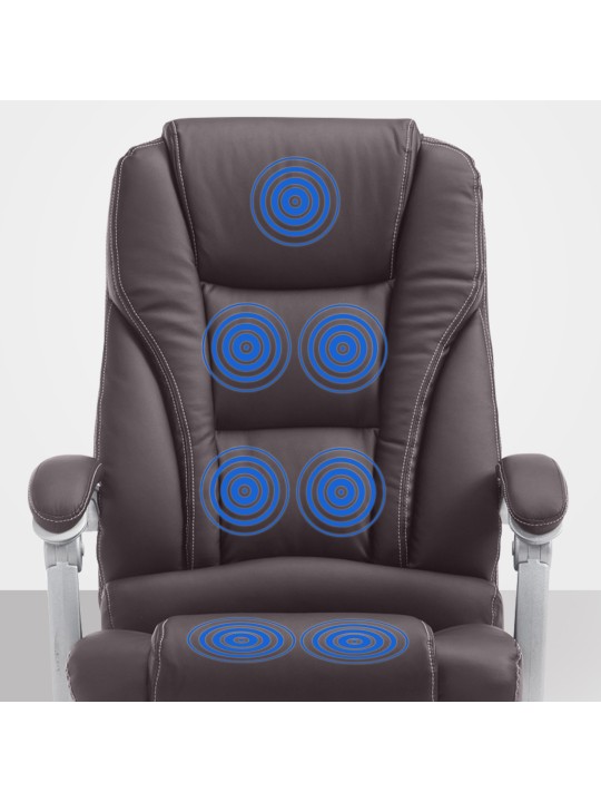 Kontorstol Pacific med massagefunktion V2, brun Kontorstol Pacific med massagefunktion V2, brun