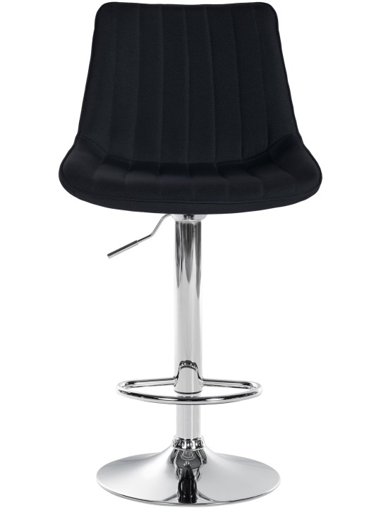 Sæt med 2 barstole Toni stof krom, sort Sæt med 2 barstole Toni stof krom, sort