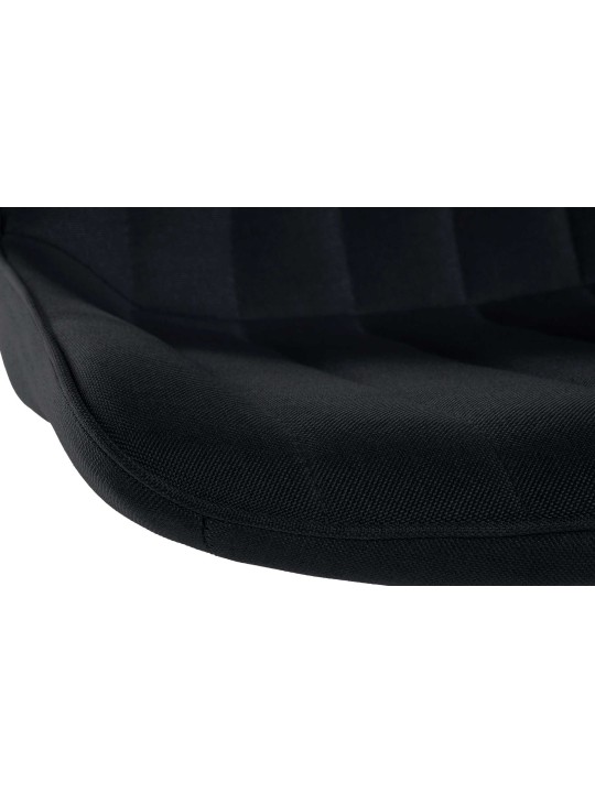 Sæt med 2 barstole Toni stof krom, sort Sæt med 2 barstole Toni stof krom, sort