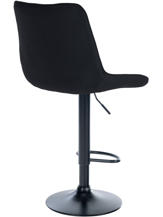 Sæt med 2 barstole Toni stof, sort Sæt med 2 barstole Toni stof, sort