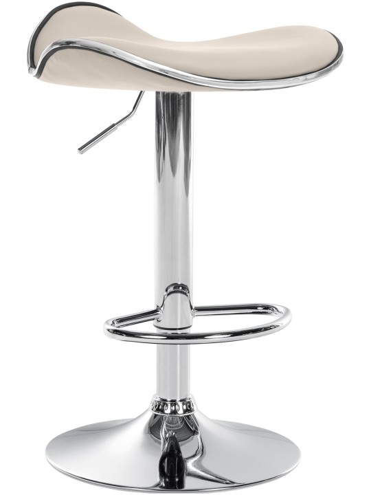 Barstol Shanghai imiteret læder C, creme