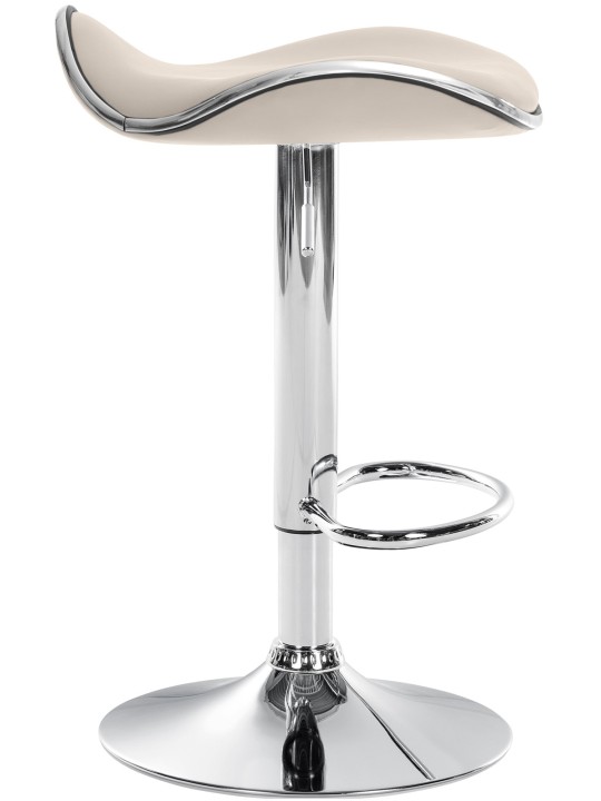 Barstol Shanghai imiteret læder C, creme