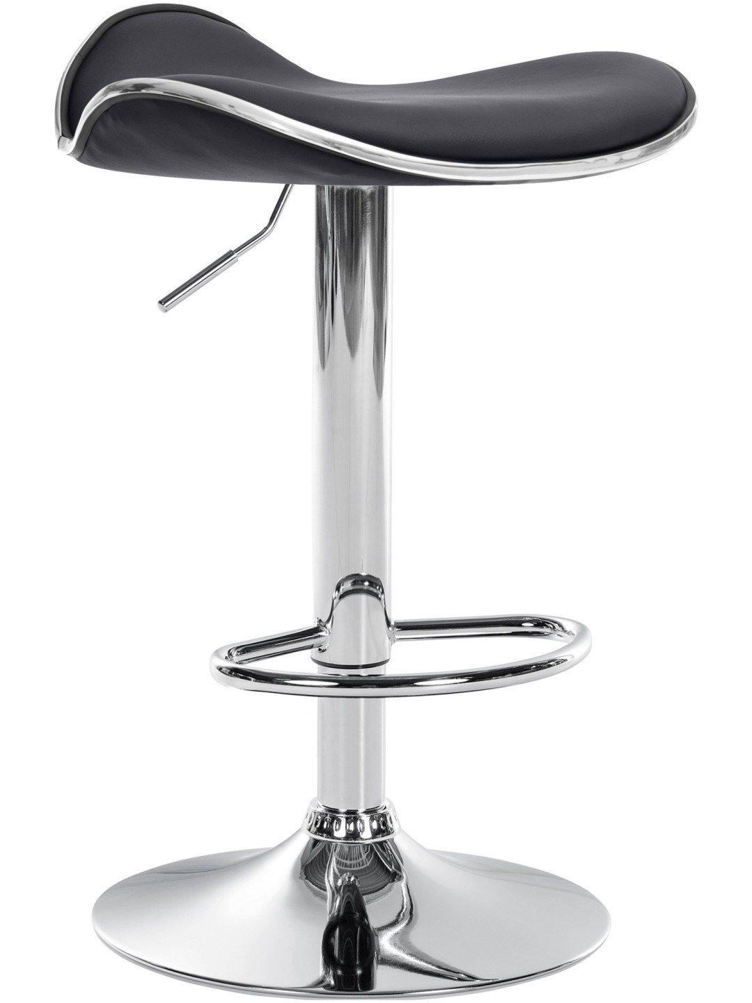 Barstol Shanghai imiteret læder C, sort