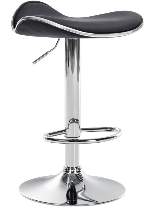 Barstol Shanghai imiteret læder C, sort