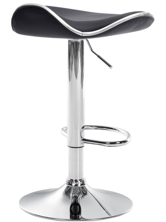 Barstol Shanghai imiteret læder C, sort